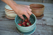 Load image into Gallery viewer, Berry Bowl/Colander with Plate
