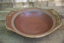 Load image into Gallery viewer, Lidded Serving Dish with Side Flare Handles in Rust