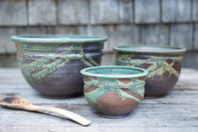Load image into Gallery viewer, Nesting Bowl Set in Turquoise, 3 pc.