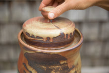 Load image into Gallery viewer, Fermentation Crock in Rust and Turquoise