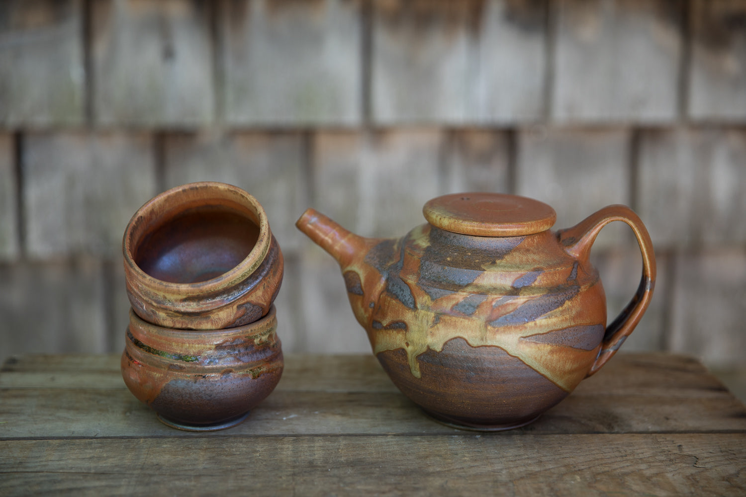 Teapot in Rust – With These Hands Pottery