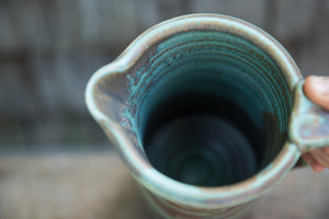 Straight Pitcher in Turquoise