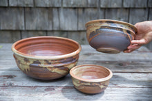 Load image into Gallery viewer, Nesting Bowl Set in Rust, 3 Pc.
