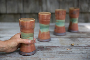 Tumbler(s) in Rust & Turquoise