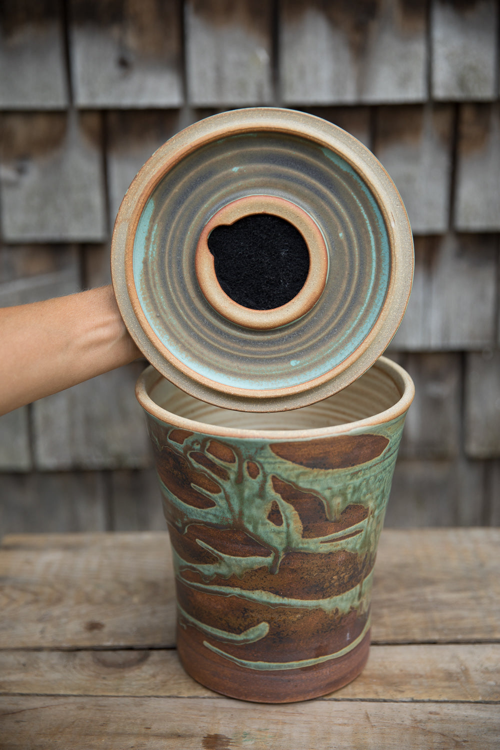 Compost Jar – With These Hands Pottery